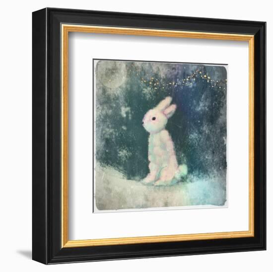 Snow Hare-Claire Westwood-Framed Premium Giclee Print