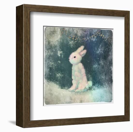 Snow Hare-Claire Westwood-Framed Premium Giclee Print