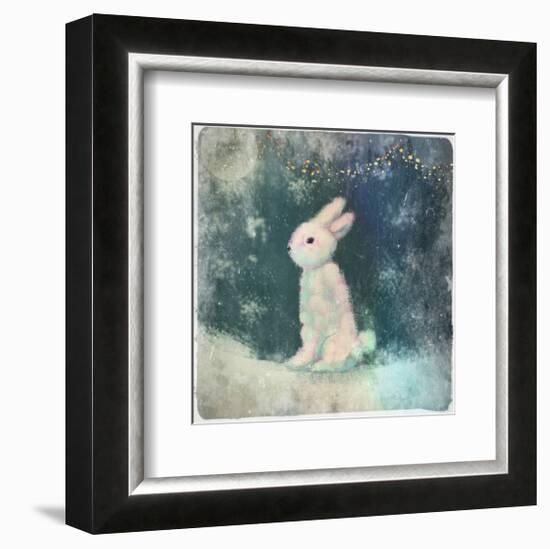 Snow Hare-Claire Westwood-Framed Art Print