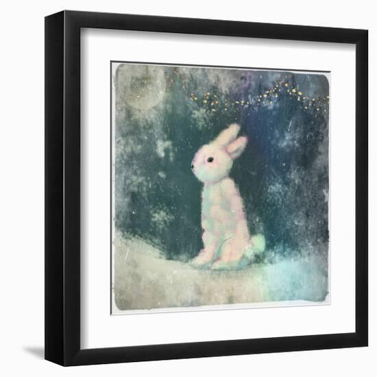 Snow Hare-Claire Westwood-Framed Art Print