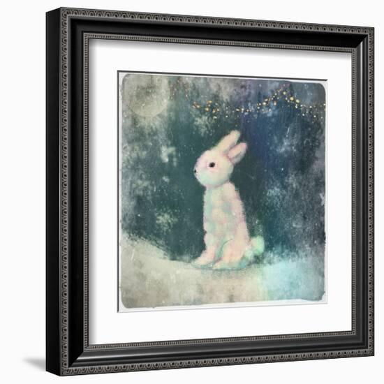 Snow Hare-Claire Westwood-Framed Art Print