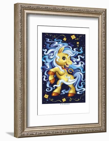 Snow Horse-Olga And Alexey Drozdov-Framed Photographic Print