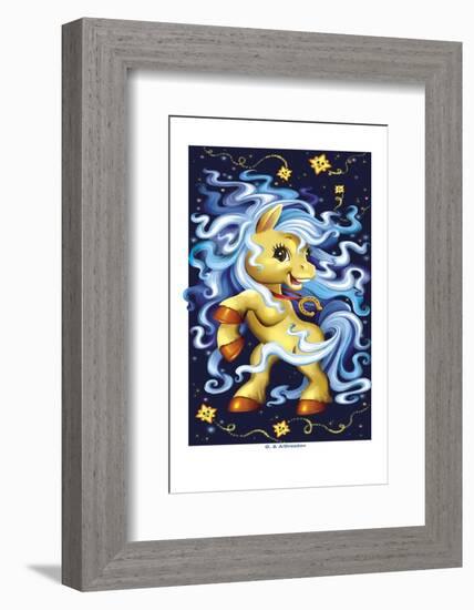 Snow Horse-Olga And Alexey Drozdov-Framed Photographic Print