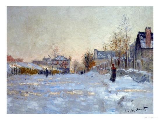 snow in argenteuil 1875