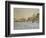 Snow in Argenteuil, 1875-Claude Monet-Framed Giclee Print