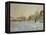 Snow in Argenteuil, 1875-Claude Monet-Framed Premier Image Canvas