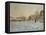 Snow in Argenteuil, 1875-Claude Monet-Framed Premier Image Canvas