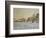 Snow in Argenteuil, 1875-Claude Monet-Framed Premium Giclee Print