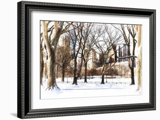 Snow in Central Park III-Philippe Hugonnard-Framed Giclee Print