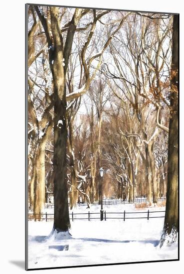 Snow in Central Park-Philippe Hugonnard-Mounted Giclee Print