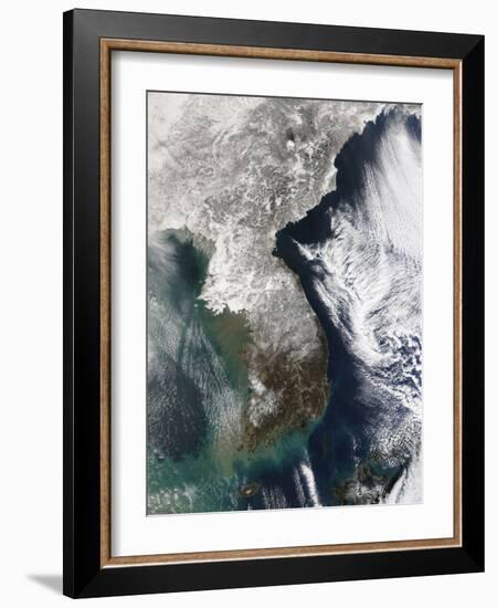 Snow in Korea-null-Framed Photographic Print