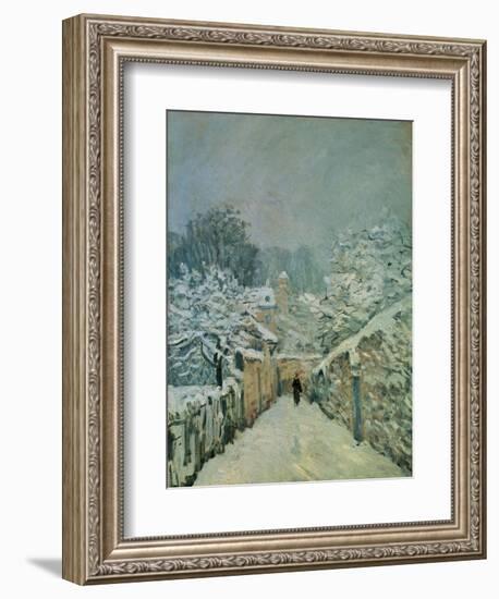 Snow in Louveciennes, 1878-Alfred Sisley-Framed Giclee Print