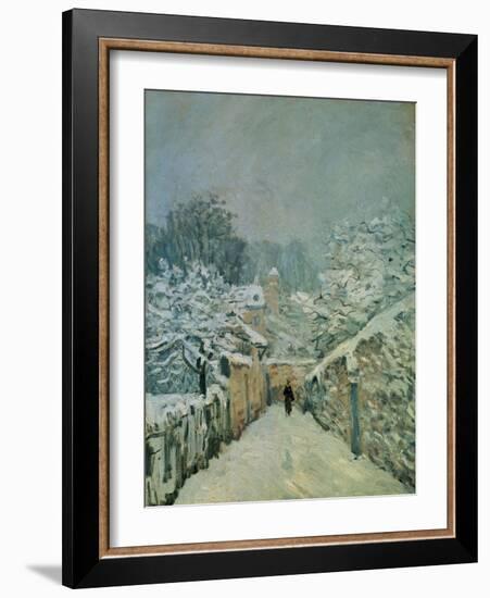 Snow in Louveciennes, 1878-Alfred Sisley-Framed Giclee Print