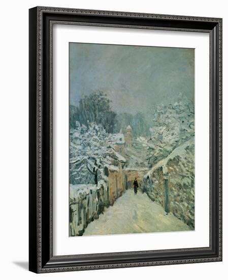 Snow in Louveciennes, 1878-Alfred Sisley-Framed Giclee Print