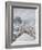 Snow in Louveciennes-Alfred Sisley-Framed Art Print