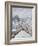 Snow in Louveciennes-Alfred Sisley-Framed Giclee Print