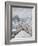 Snow in Louveciennes-Alfred Sisley-Framed Giclee Print