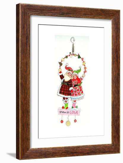 Snow in Love Bouncie-Wendy Edelson-Framed Giclee Print