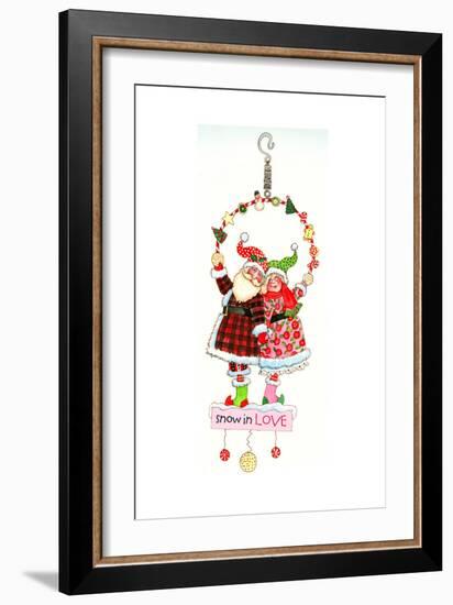 Snow in Love Bouncie-Wendy Edelson-Framed Giclee Print