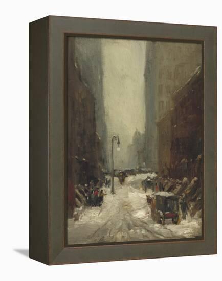 Snow in New York, 1902-Robert Henri-Framed Stretched Canvas