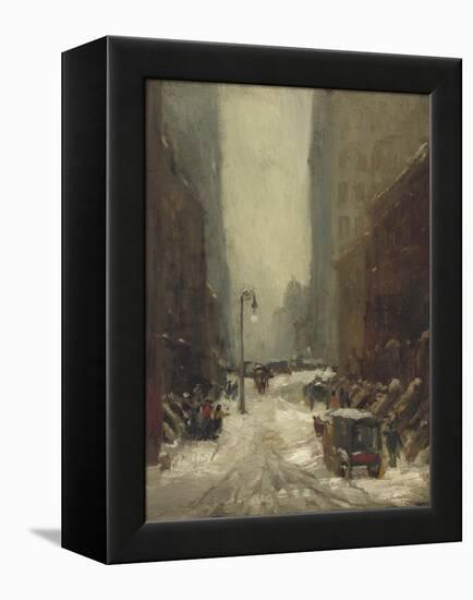 Snow in New York, 1902-Robert Henri-Framed Stretched Canvas