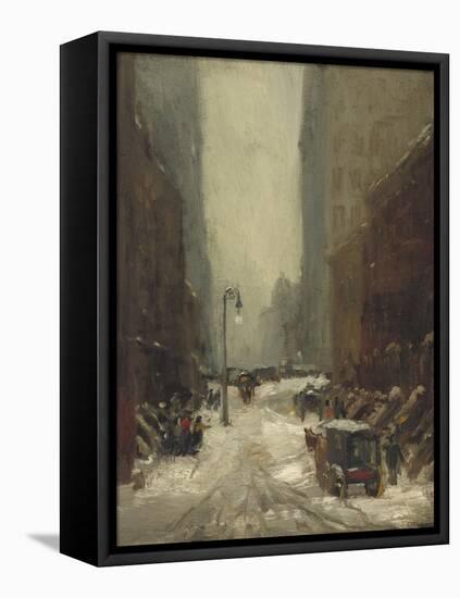 Snow in New York, 1902-Robert Henri-Framed Stretched Canvas