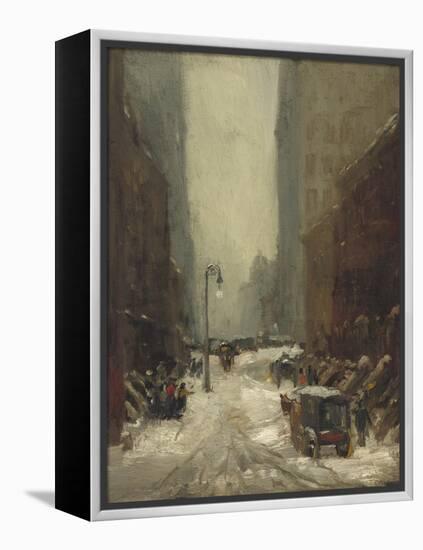 Snow in New York, 1902-Robert Henri-Framed Stretched Canvas