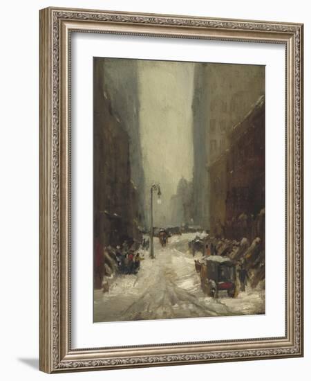Snow in New York, 1902-Robert Henri-Framed Art Print