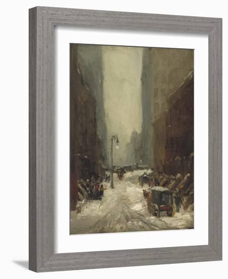 Snow in New York, 1902-Robert Henri-Framed Art Print