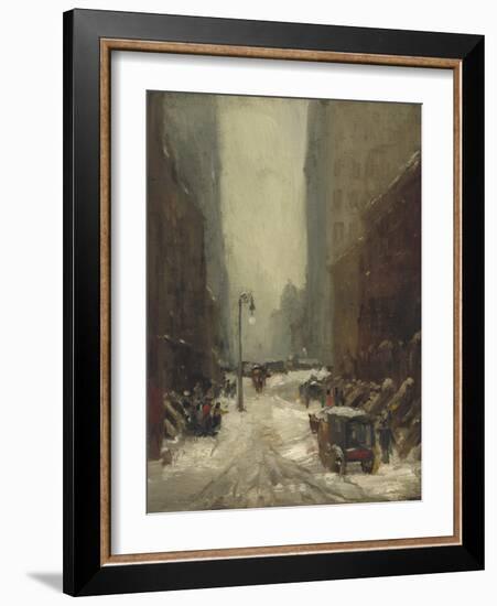 Snow in New York, 1902-Robert Henri-Framed Art Print