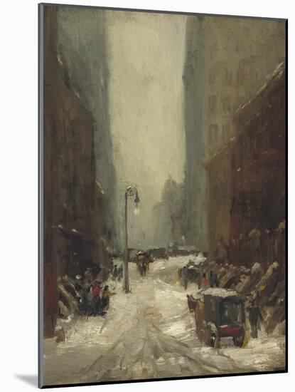 Snow in New York, 1902-Robert Henri-Mounted Art Print