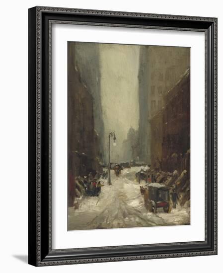 Snow in New York, 1902-Robert Henri-Framed Art Print