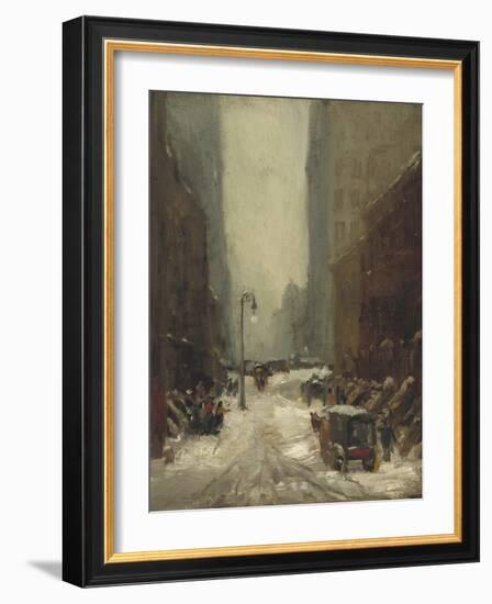 Snow in New York, 1902-Robert Henri-Framed Art Print