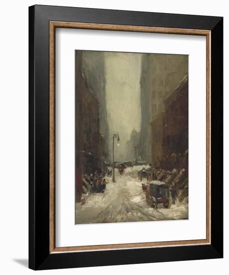 Snow in New York, 1902-Robert Henri-Framed Art Print