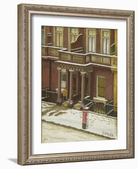 Snow in Pimlico-Charles Ginner-Framed Giclee Print