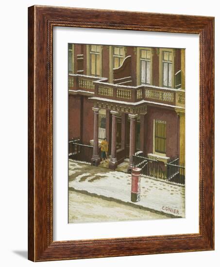 Snow in Pimlico-Charles Ginner-Framed Giclee Print