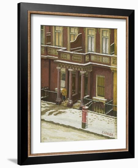 Snow in Pimlico-Charles Ginner-Framed Giclee Print