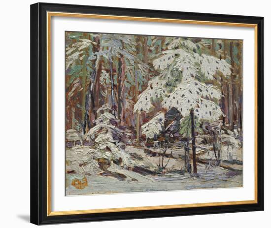 Snow in the Woods-Tom Thomson-Framed Giclee Print