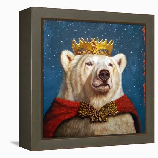 Snow King-Lucia Heffernan-Framed Stretched Canvas