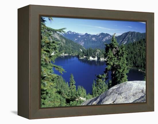 Snow Lake, Snoqualmie Pass, Alpine Lakes Wilderness, Washington, USA-Jamie & Judy Wild-Framed Premier Image Canvas