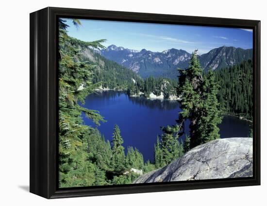 Snow Lake, Snoqualmie Pass, Alpine Lakes Wilderness, Washington, USA-Jamie & Judy Wild-Framed Premier Image Canvas