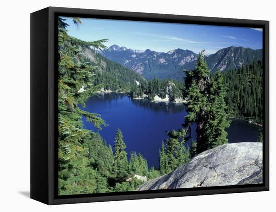 Snow Lake, Snoqualmie Pass, Alpine Lakes Wilderness, Washington, USA-Jamie & Judy Wild-Framed Premier Image Canvas