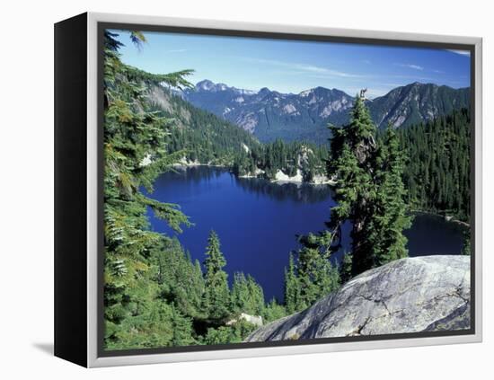 Snow Lake, Snoqualmie Pass, Alpine Lakes Wilderness, Washington, USA-Jamie & Judy Wild-Framed Premier Image Canvas