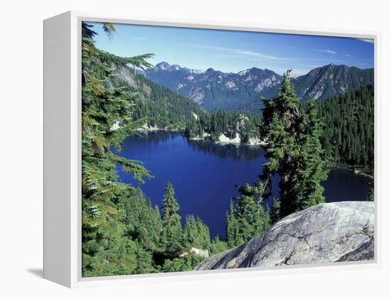 Snow Lake, Snoqualmie Pass, Alpine Lakes Wilderness, Washington, USA-Jamie & Judy Wild-Framed Premier Image Canvas