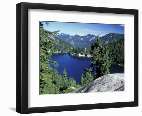 Snow Lake, Snoqualmie Pass, Alpine Lakes Wilderness, Washington, USA-Jamie & Judy Wild-Framed Photographic Print