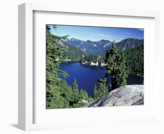 Snow Lake, Snoqualmie Pass, Alpine Lakes Wilderness, Washington, USA-Jamie & Judy Wild-Framed Photographic Print