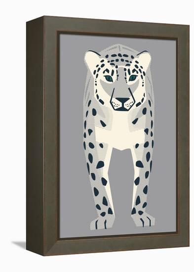 Snow Leopard-null-Framed Premier Image Canvas