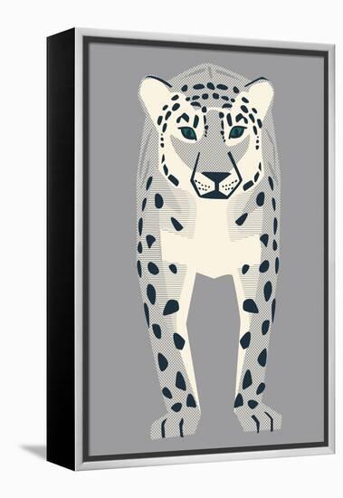 Snow Leopard-null-Framed Premier Image Canvas