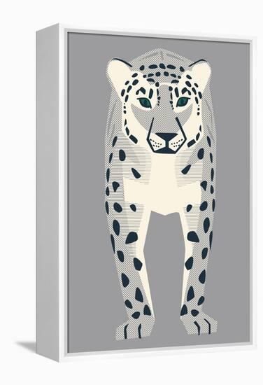 Snow Leopard-null-Framed Premier Image Canvas