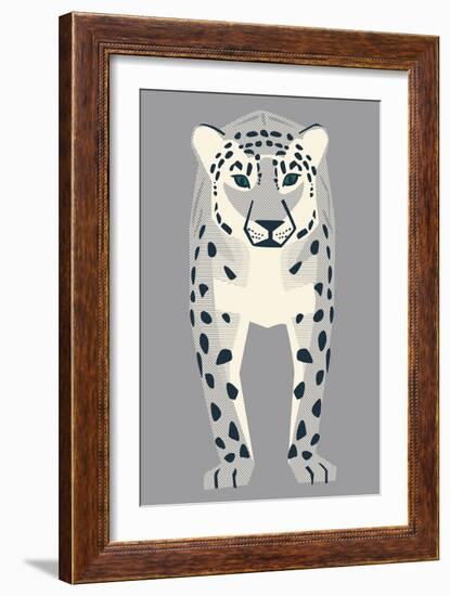 Snow Leopard-null-Framed Giclee Print